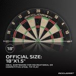 Accudart Classic 18" Bristle Dartboard - Steel Tip