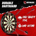 Ruthless Home Dart Board Set with Cabinet