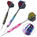 Turnart Professional Steel Tip Darts Set, 12 Pcs