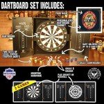 Personalized Dart Board Cabinet Set with Darts