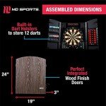 Smart Dartboard Cabinet with Digital Scorekeeping & Darts