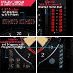 Smart Dartboard Cabinet with Digital Scorekeeping & Darts