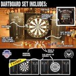 Personalized Dart Board Cabinet Set with Darts