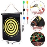 LOMIMOS 15" Magnetic Dart Board Game Set