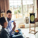 LOMIMOS 15" Magnetic Dart Board Game Set