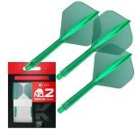 TARGET K-Flex Integrated Dart Flights and Shafts - Green