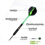 ROOBEEO 23g Steel Tip Darts Set with Case