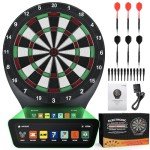 Electronic Soft Tip Dart Board with LCD Display
