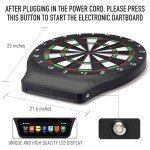 Electronic Soft Tip Dart Board with LCD Display