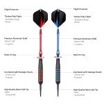 12 Pack Soft Tip Darts with Carry Case