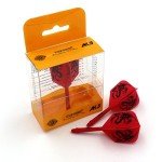 CUESOUL Red Pattern Dart Flights Set