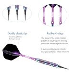 Sanfeng 21g Rainbow Plastic Tip Dart Set