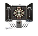 Winmau Professional Dart Set with Bristle Board & Cabinet