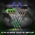 IgnatGames 6-Pack Professional Steel Tip Darts Set