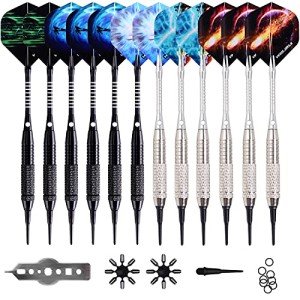 WIN.MAX 12-Piece Soft Tip Darts Set