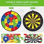 Double-Sided Dart Board with 12 Sticky Balls