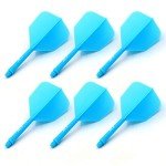 CUESOUL 2 Sets Integrated Dart Shafts and Flights