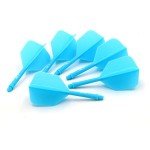 CUESOUL 2 Sets Integrated Dart Shafts and Flights