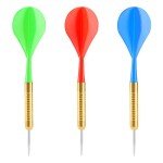 Accmor 12 Steel Tip Darts Set for Bars