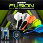 Winmau Fusion White Dart Flight & Shaft Set