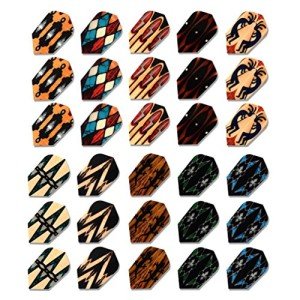 CUESOUL 10 Unique Slim Dart Flights Set