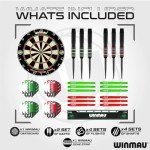 Winmau Masters Pro Premium Dartboard Set