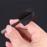 CyeeLife 6-Piece Black Dart Flights and Shafts Set
