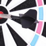 CyeeLife 6-Piece Black Dart Flights and Shafts Set
