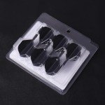 CyeeLife 6-Piece Black Dart Flights and Shafts Set