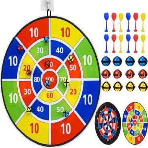 29" Dart Board Set with Darts and Balls
