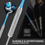 CyeeLife 18-Piece Professional Steel Darts Set