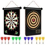 Magnetic Dart Board Games for Kids with 12 Darts Outdoor Toys for Boys Age 8-13 Cool Stuff for Boys Gifts Ideas for Teenage Boys Girls Age 8 9 10 11 12 13 14 15 16 Game Room Decor