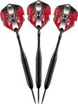 Viper Metropolitan Solid Wood Cabinet & Sisal/Bristle Dartboard Ready-to-Play Bundle: Elite Set (Razorback Dartboard, Darts and Laser Throw Line), Mahogany Finish