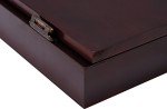 Viper Metropolitan Solid Wood Cabinet & Sisal/Bristle Dartboard Ready-to-Play Bundle: Elite Set (Razorback Dartboard, Darts and Laser Throw Line), Mahogany Finish
