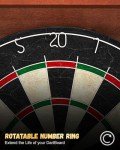 Yirinatek Sisal Dart Board Cabinet Sets, Decorative Dart Boards for Adults [12*Steel Darts] - Wooden Dartboard Cabinet with Integrated Scoreboard for Family Game Rooms [Apricot]