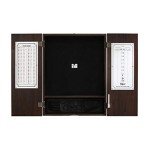 Viper by GLD Products 40-0407 Metropolitan Sisal/Bristle Steel Tip Dartboard Cabinet: Cabinet Only (No Dartboard), Espresso Finish