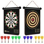 Gitus Magnetic Dart Board Indoor Outdoor Games for Kids with 12 Darts, Gifts for Teenage Boys Teen Boys Gifts Ideas Toys Gifts for 8 9 10 11 12 13 Year Old Boys Game Room Decor