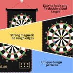 Gitus Magnetic Dart Board Indoor Outdoor Games for Kids with 12 Darts, Gifts for Teenage Boys Teen Boys Gifts Ideas Toys Gifts for 8 9 10 11 12 13 Year Old Boys Game Room Decor