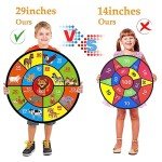 Dart Board for Kids Ages 4-8 - 29" Double-Sided Dart Board with Sticky Balls and Darts,Boys Toys for Ages 8-13,Valentines Day Gifts for 7 8 9 10 11 12 13 14 Year Old, Indoor/Outdoor Party Game Toys