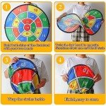 Dart Board for Kids Ages 4-8 - 29" Double-Sided Dart Board with Sticky Balls and Darts,Boys Toys for Ages 8-13,Valentines Day Gifts for 7 8 9 10 11 12 13 14 Year Old, Indoor/Outdoor Party Game Toys