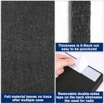 Dart Board Wall Protectors, 36" H X 24" W X 0.5" Thickness, Felt Wall Tiles Dart Board Wall Protector, Dart Board Surround, Dartboard Wall Protector, Dart Board Backboards Cork Board Alternative