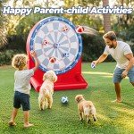 iPlay, iLearn Pool Wave Kids Fun Pool Toys, Inflatable Dart Board Water Games, Swimming Pool Floats, Beach Yard Outdoor Play, Cool Summer Party Gift for 6 7 8 9 10 12 Year Old Boy Girl Teen Adult-Red