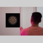 Afumazi Square Dartboard Backboard Surround, 4Pcs Spliced Dart Board Wall Protector