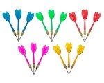 interbusiness BBstep Steel Tip Dart Colorful Dart 15pcs 6g Assorted Color.