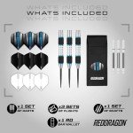 Red Dragon Evos Blue 24 Gram Tungsten Darts Set