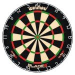 WINMAU Blade 6 PDC Dartboard Surround Set with Darts Oche Stripe and Checkout Card