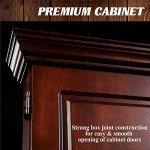 Barrington Billiards Chatham Wood Dartboard Cabinet With 18” Bristle Dartboard and Steel Tip Dart Set