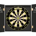 WINMAU Michael Van Gerwen MvG Cabinet Set Including Dartboard, Cabinet, Darts and Accessories