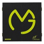 WINMAU Michael Van Gerwen MvG Cabinet Set Including Dartboard, Cabinet, Darts and Accessories