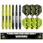 WINMAU Michael Van Gerwen MvG Cabinet Set Including Dartboard, Cabinet, Darts and Accessories